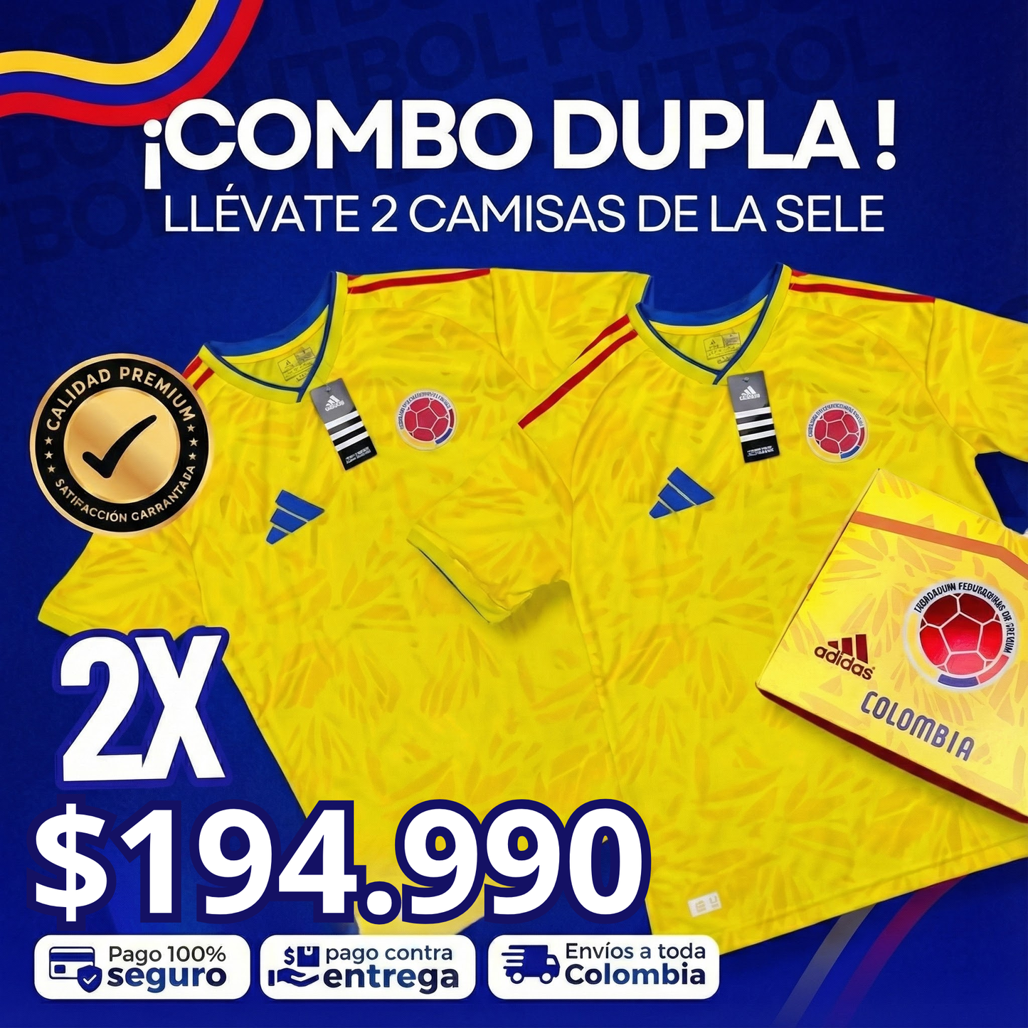 ⚽️ CAMISETA MUNDIAL COLOMBIA® 2026 🇨🇴
