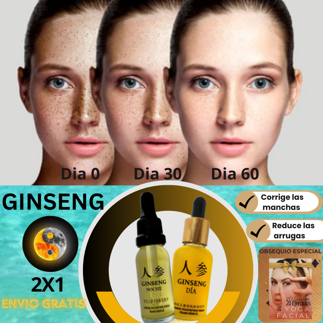 Ginseng™ | Sérum Anti-manchas Rejuvenecedor ✨ 2X1