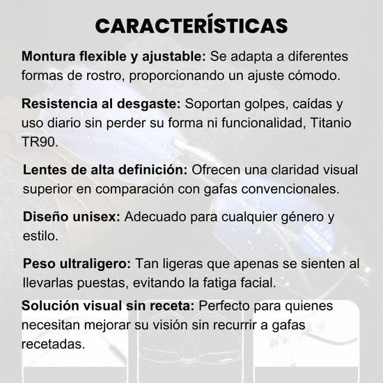 Gafas Fotocromáticas TR90 – Llévate 2x1 con Estuche y Paño Gratis