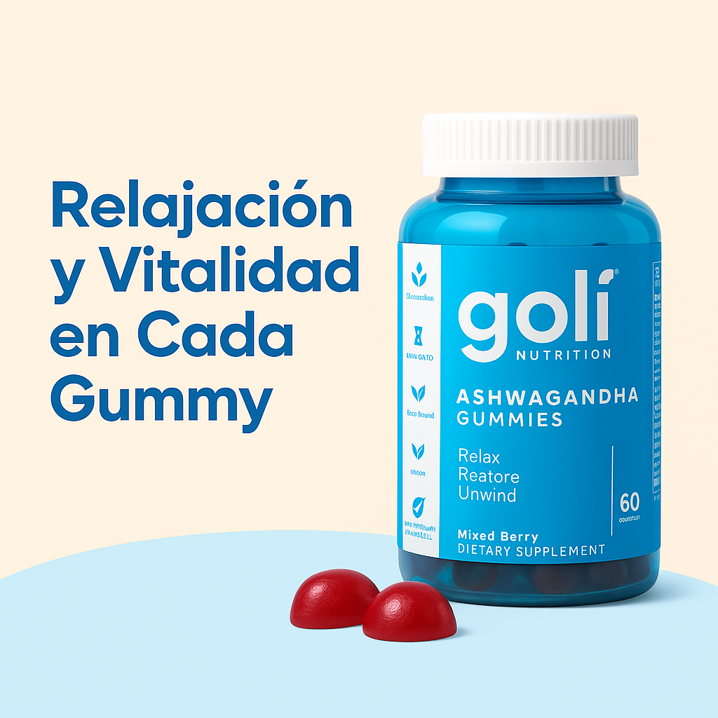Goli Ashwagandha™ – Menos Estrés, Mejor Sueño, Más Vitalidad