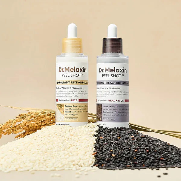 DrMelaxin™ – Ampolla Facial de Arroz y Arroz Negro 60ml