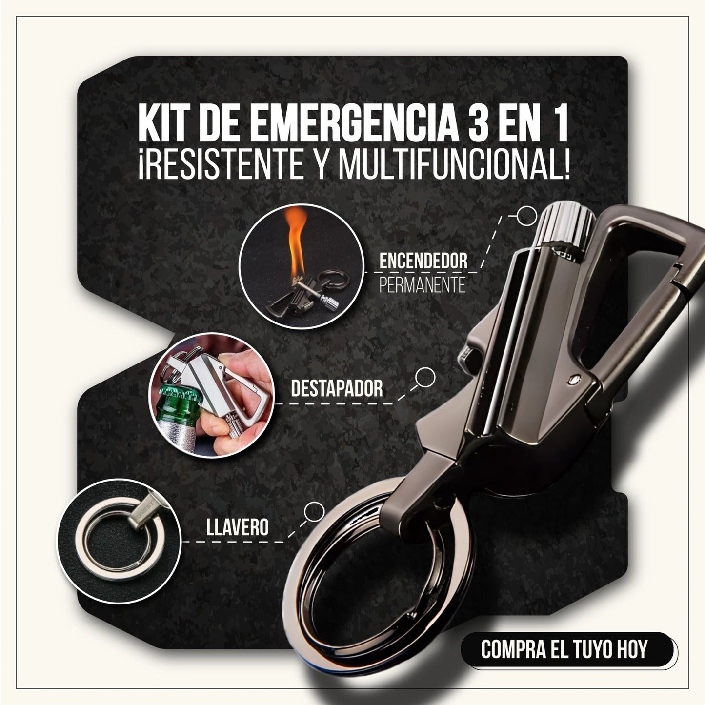 🔥Ignix™ – Encendedor 3 en 1 – El encendedor que siempre te acompaña 🔥