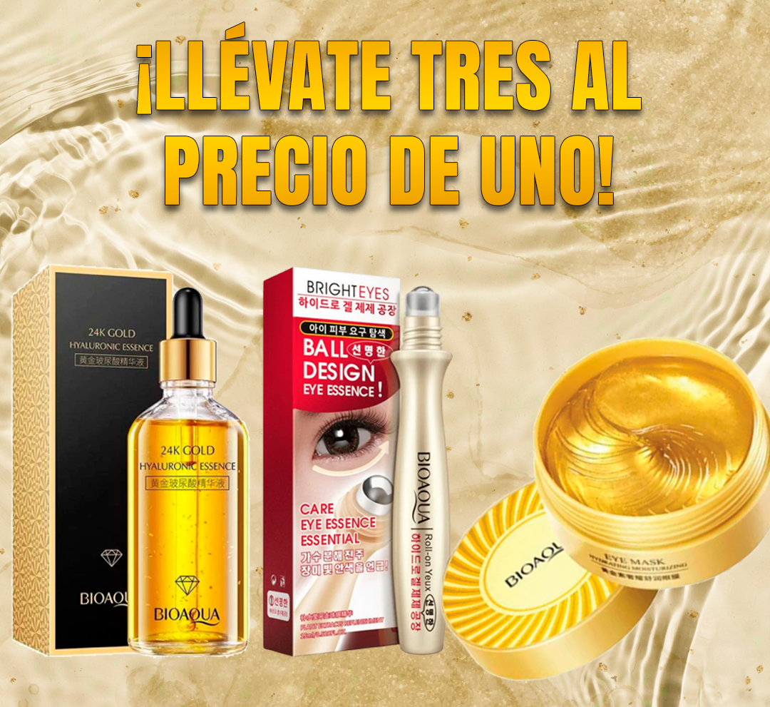 TripleLuz™ – Sérum + Contorno + Parches en un solo pack
