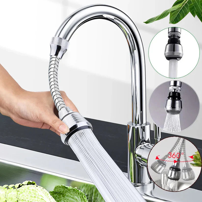 💦😯 Grifo Giratorio 360 Shaper™ – Comodidad, Estilo y Ahorro en Cada Giro