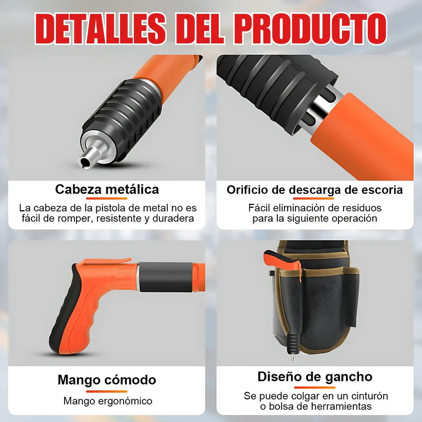 ClavoForce™ – Pistola de Clavos + 100 Unidades Incluidas - [PROMOCIÓN DISPONIBLE SOLO HOY]
