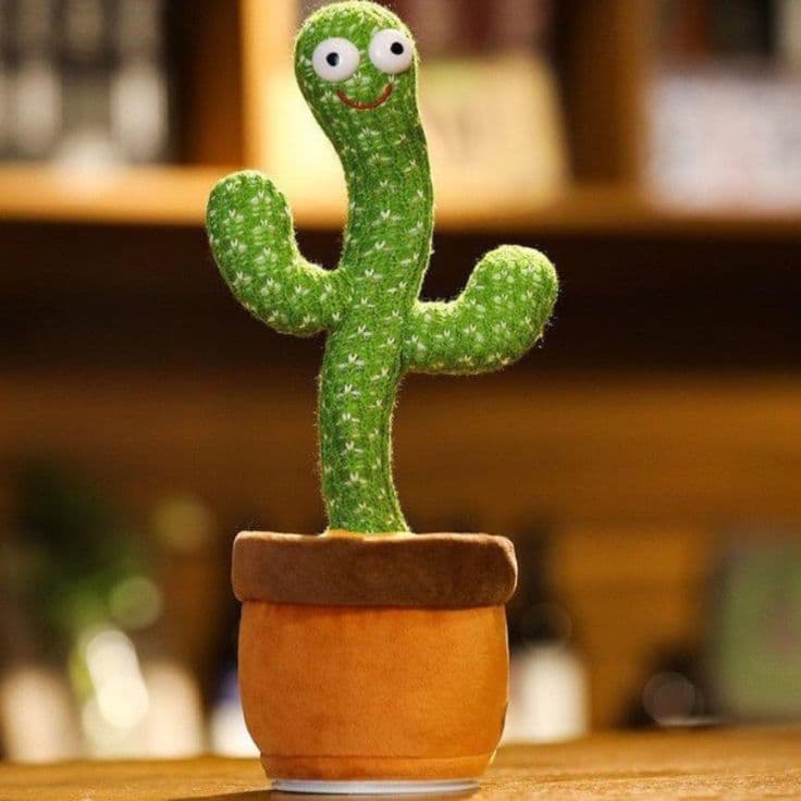 Cactus Bailarin™ Musical y Repetidor De Voz Recargable - [PROMOCIÓN DISPONIBLE SOLO HOY]