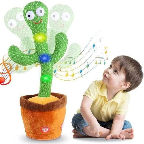 Cactus Bailarin™ Musical y Repetidor De Voz Recargable - [PROMOCIÓN DISPONIBLE SOLO HOY]