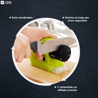 Afilador Wire™ — Deja tus cuchillos como nuevos en 10 segundos.