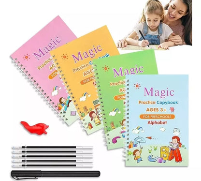 Caligrafix™ - Super Kit 4 Libros de Caligrafía Reutilizables - [PROMOCIÓN DISPONIBLE SOLO HOY]