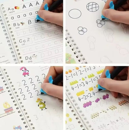 Caligrafix™ - Super Kit 4 Libros de Caligrafía Reutilizables - [PROMOCIÓN DISPONIBLE SOLO HOY]