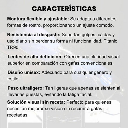 Gafas Fotocromáticas TR90 – Llévate 2x1 con Estuche y Paño Gratis