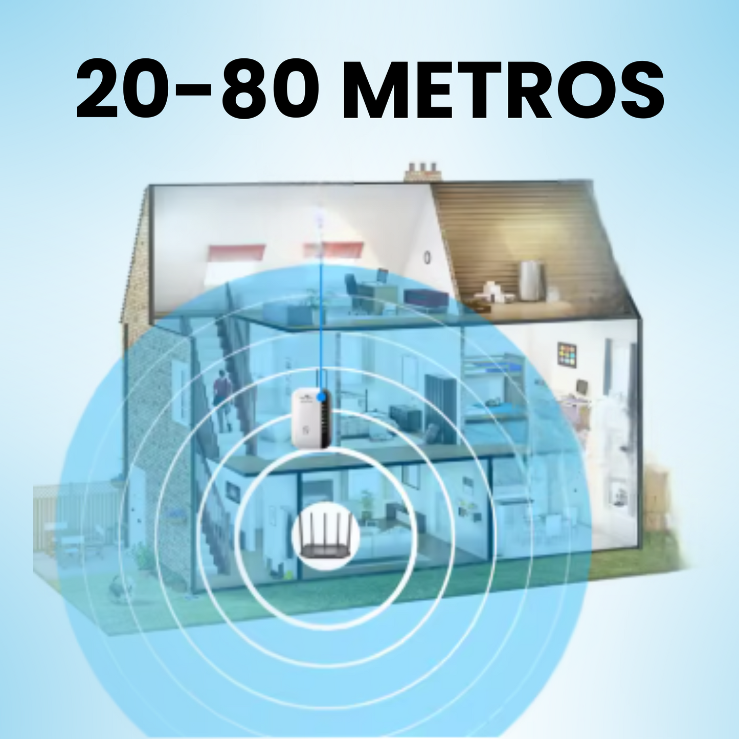 WAVEMAX™ - Amplificador de Señal Wifi [300Mbps] - [PROMOCIÓN DISPONIBLE SOLO HOY]