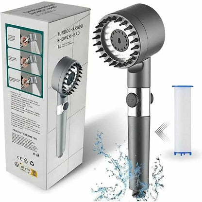 HydroLux™ Cabezal de ducha Alta Presión y Filtro de Agua - [PROMOCIÓN DISPONIBLE SOLO HOY]