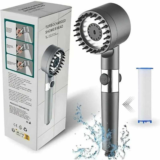 HydroLux™ Cabezal de ducha Alta Presión y Filtro de Agua - [PROMOCIÓN DISPONIBLE SOLO HOY]