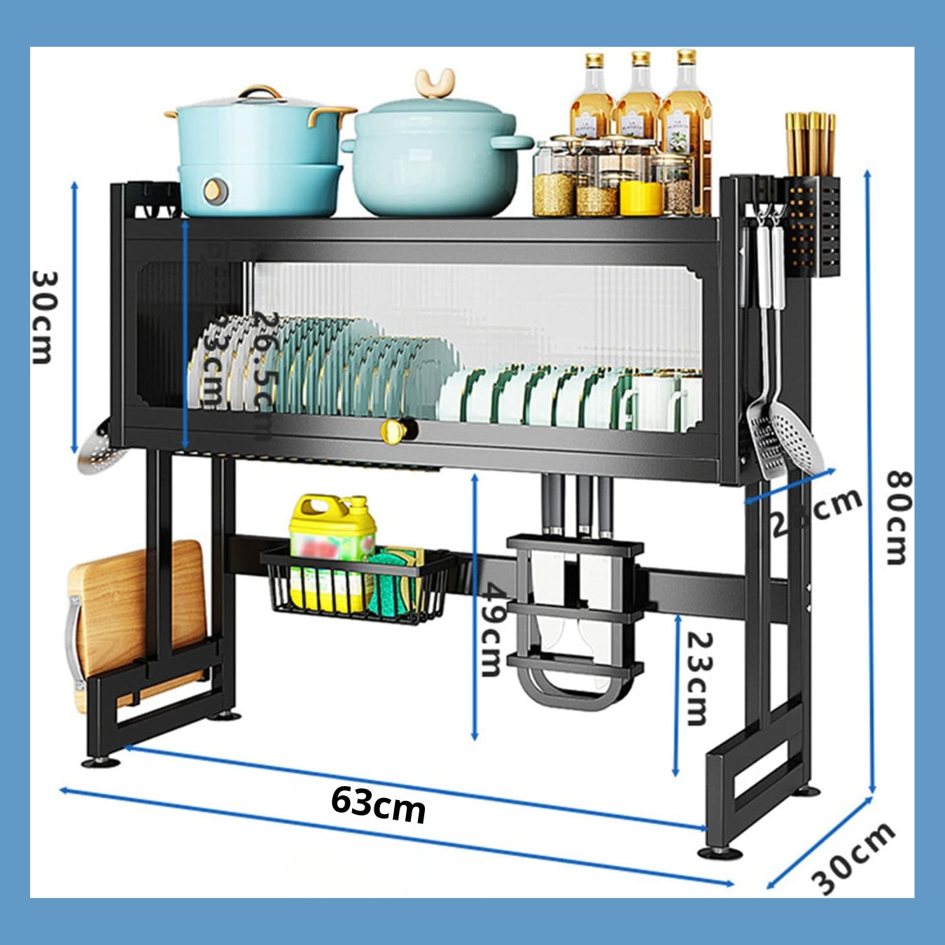 EscuOn™ Escurridor De Platos Con Almacenamiento - [PROMOCIÓN DISPONIBLE SOLO HOY]