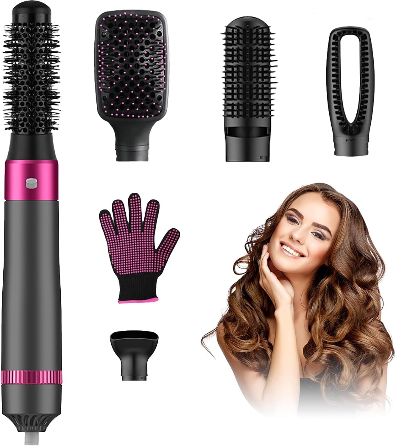 BrilloTouch™ Cepillo Secador De Pelo 5 En 1 - [PROMOCIÓN DISPONIBLE SOLO HOY]