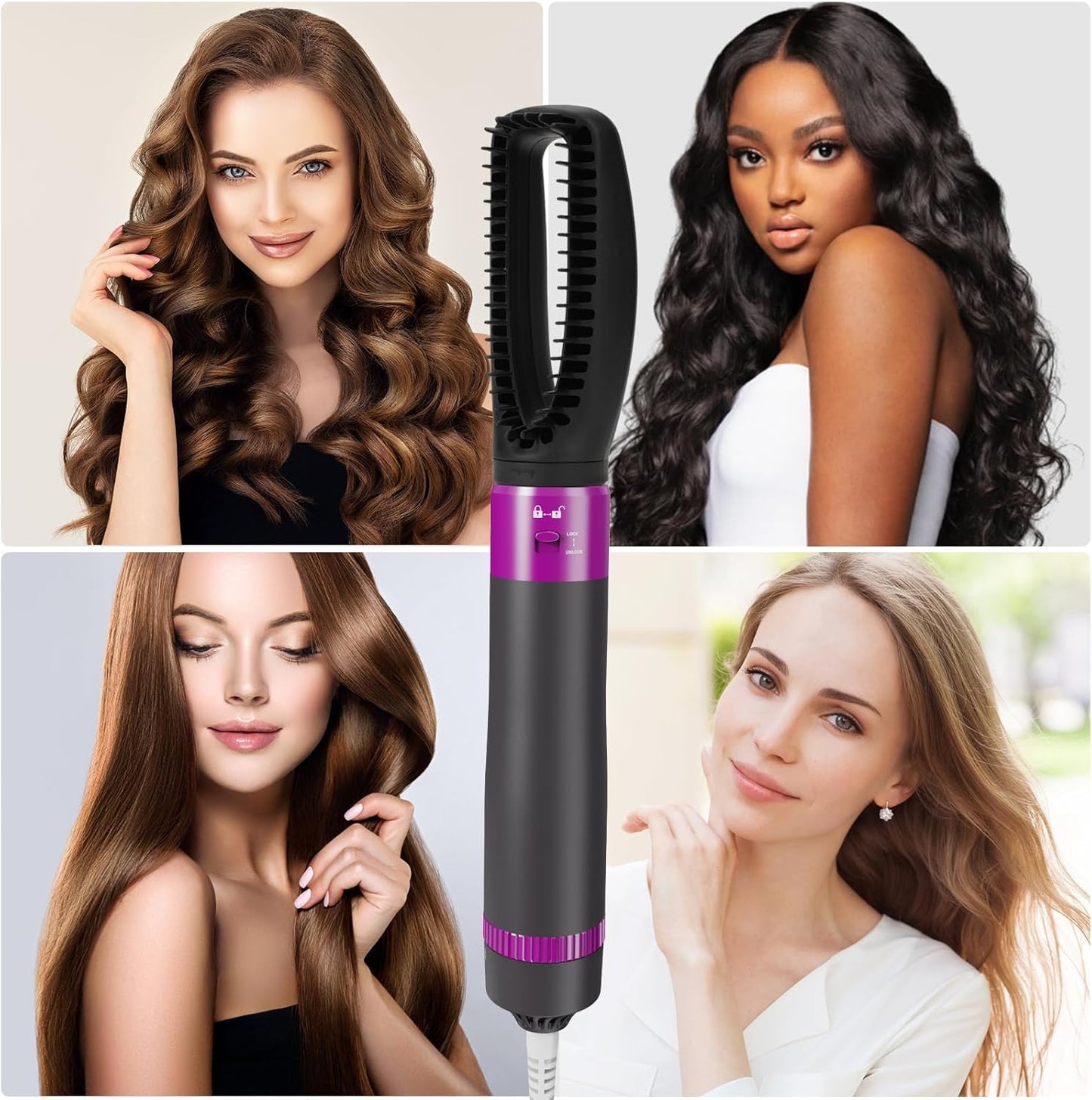 BrilloTouch™ Cepillo Secador De Pelo 5 En 1 - [PROMOCIÓN DISPONIBLE SOLO HOY]