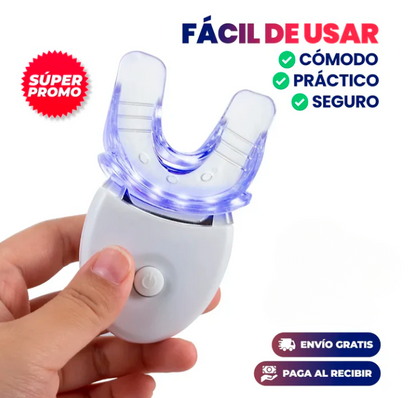SonrisaBrillante™ - Kit Blanqueador UV - [PROMOCIÓN DISPONIBLE SOLO HOY]