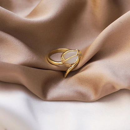 TULIPAN™ ANILLO AJUSTABLE  JOYERIA EXCLUSIVA - [PROMOCIÓN DISPONIBLE SOLO HOY]