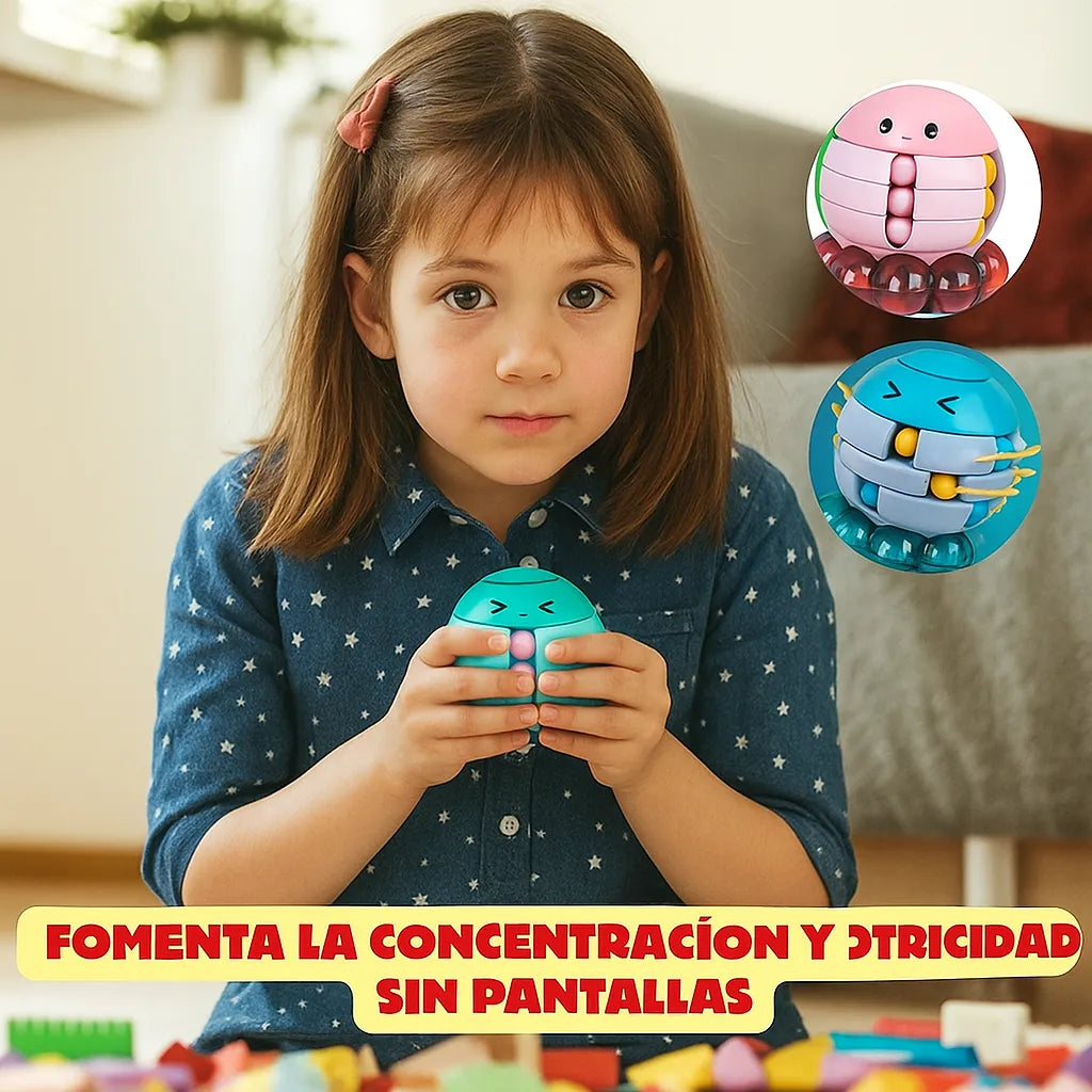 PulpoZen™ - Calma, enfoque y diversión en un solo juguete.