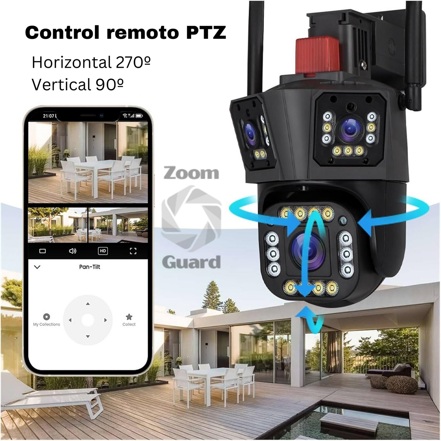 Zoom Guard™ Cámara de Seguridad WiFi + Memoria Ilimitada - [PROMOCIÓN DISPONIBLE SOLO HOY]