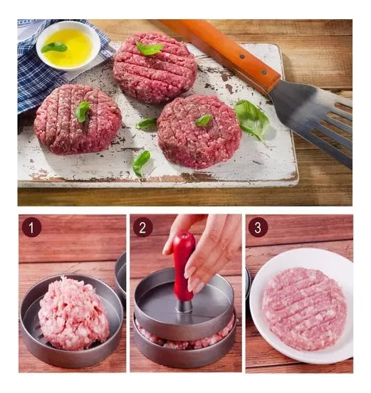 HambuOn™ Molde prensa para hamburguesa + Envío gratis - [PROMOCIÓN DISPONIBLE SOLO HOY]
