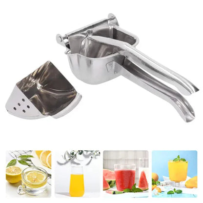 JuicePress™ – Exprimidor Metálico para Jugo Natural y Saludable