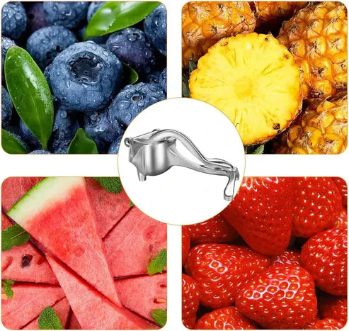 JuicePress™ – Exprimidor Metálico para Jugo Natural y Saludable