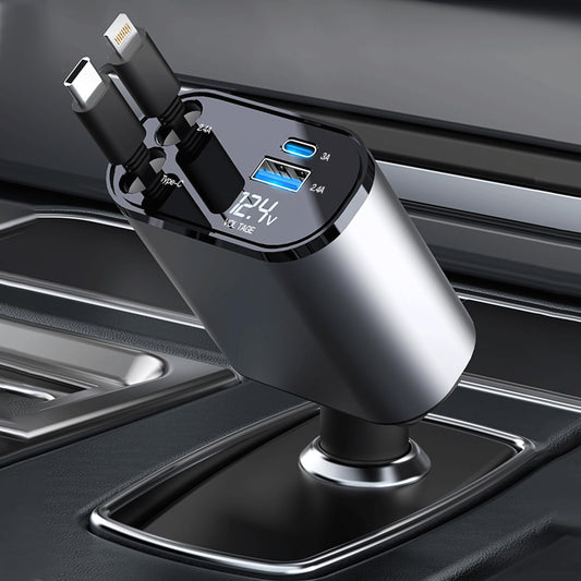 ChargeGo™ – Cargador Retráctil de Coche - [PROMOCIÓN DISPONIBLE SOLO HOY]