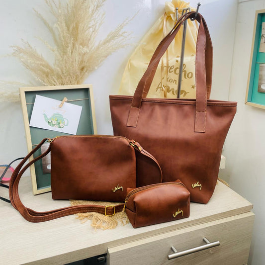 Dacota Dama™ ✨Oferta-Trio Bolso+Carriel+Cosmetiquera VLZ (Envio Gratis)✨ - [PROMOCIÓN DISPONIBLE SOLO HOY]