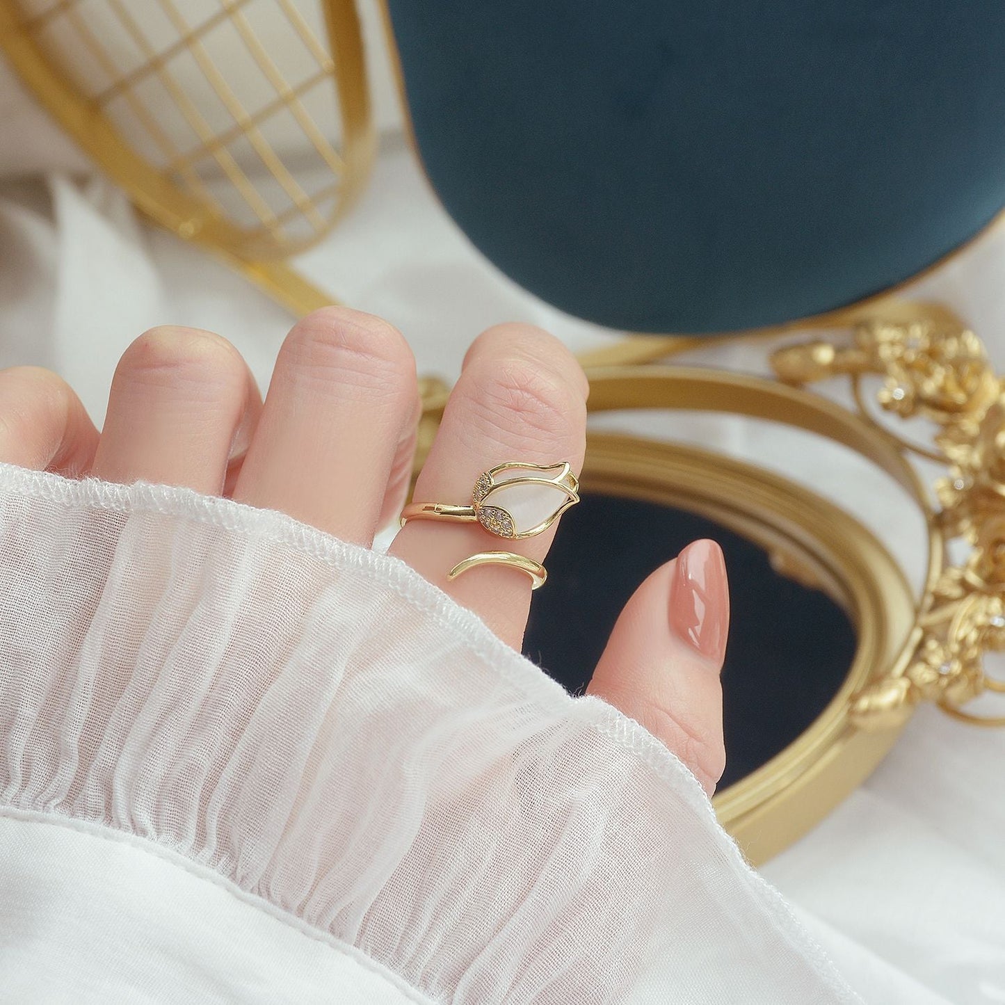 TULIPAN™ ANILLO AJUSTABLE  JOYERIA EXCLUSIVA - [PROMOCIÓN DISPONIBLE SOLO HOY]