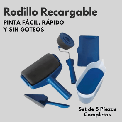 Rodillo Recargable 5 Piezas - Acabados Perfectos