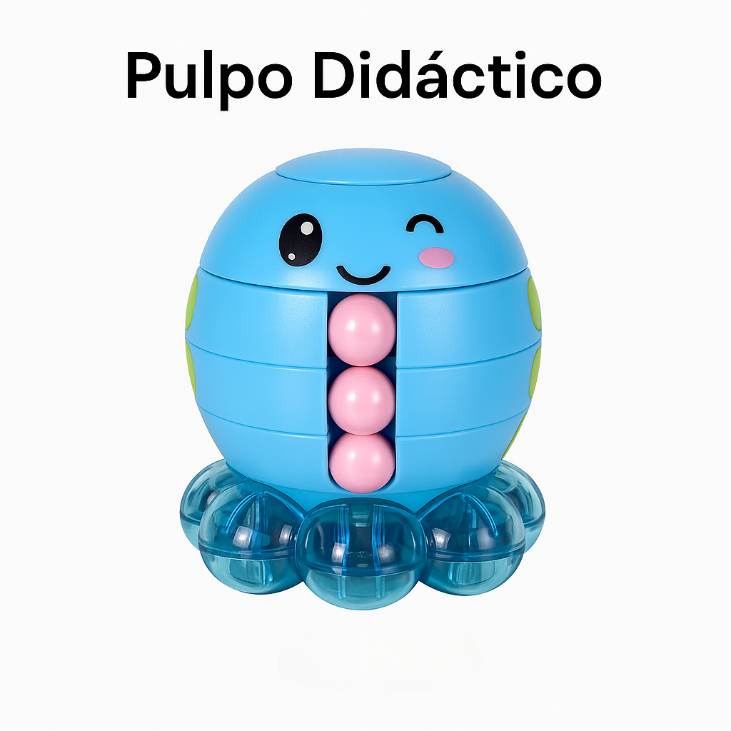 PulpoZen™ - Calma, enfoque y diversión en un solo juguete.
