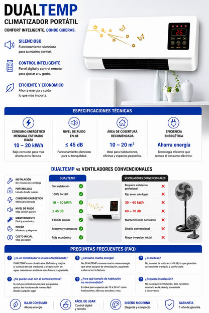 Climatizador Portátil DualTemp - Imagen 6