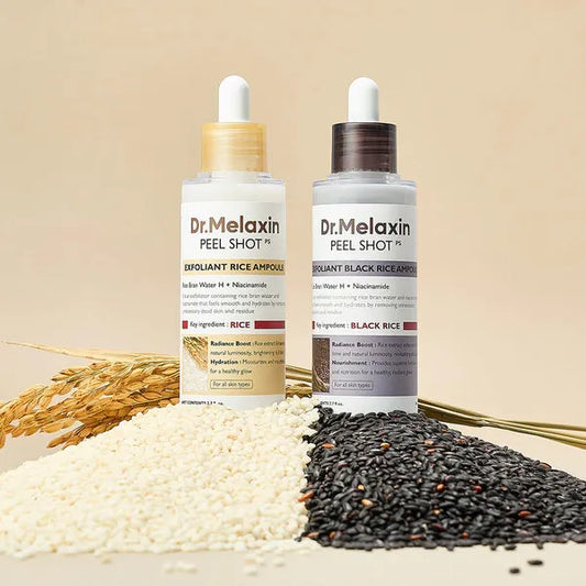 DrMelaxin™ – Ampolla Facial de Arroz y Arroz Negro 60ml