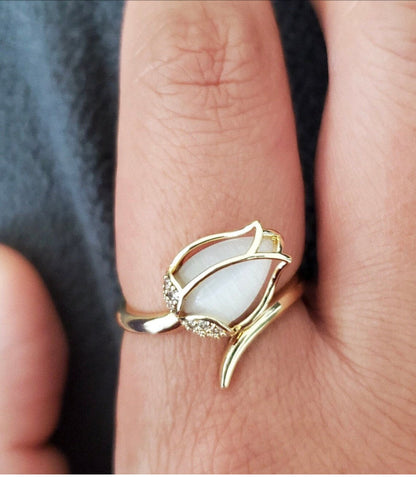 TULIPAN™ ANILLO AJUSTABLE  JOYERIA EXCLUSIVA - [PROMOCIÓN DISPONIBLE SOLO HOY]