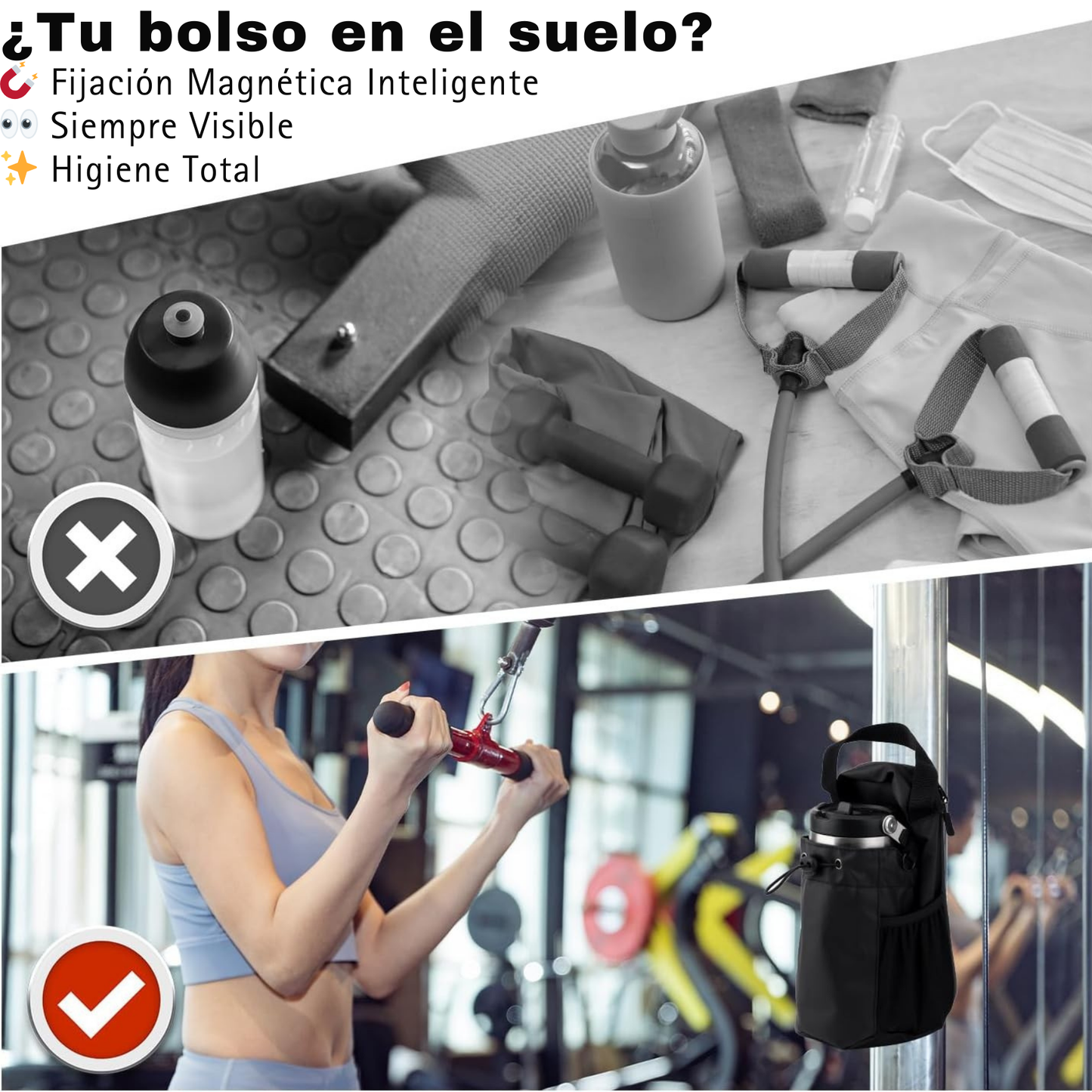 RunLock™ – Bolso Deportivo Con Cierre Magnético