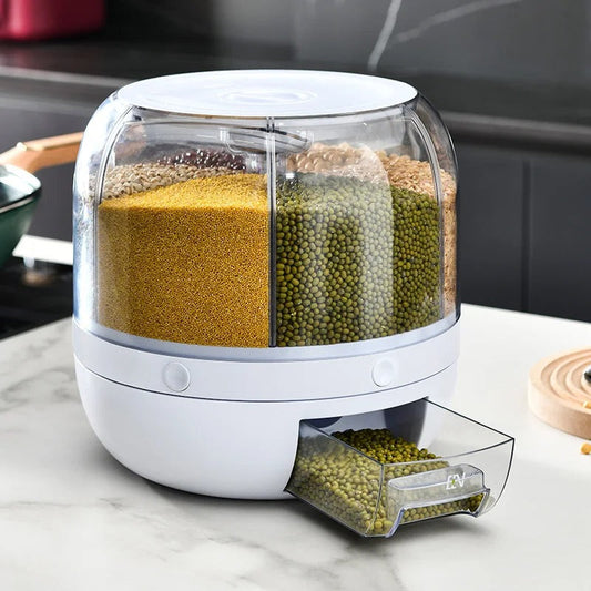 GiraGranos™ Dispensador de Granos y Arroz Giratorio - [PROMOCIÓN DISPONIBLE SOLO HOY]