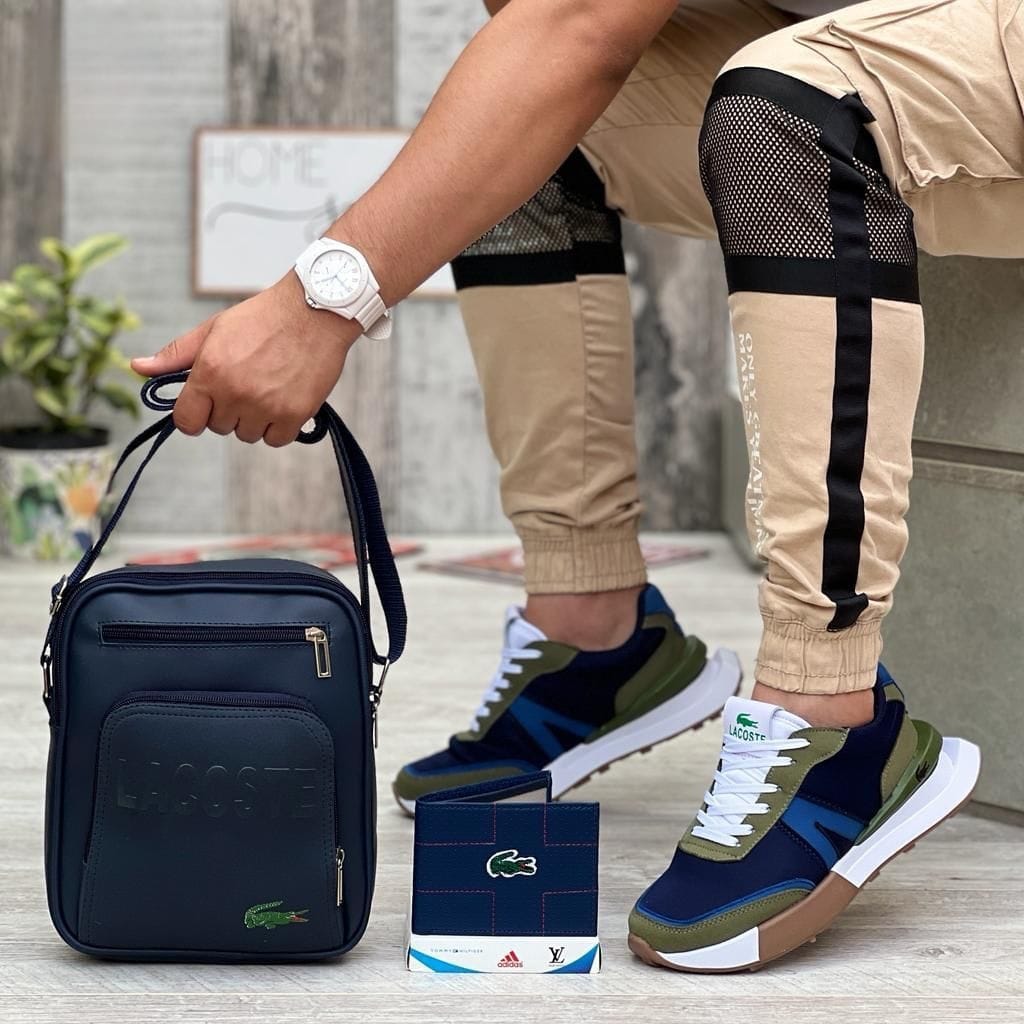 TRIO LCE L (Bolso + Zapato + Billetera) SPIN DELUXE CABALLERO - [PROMOCIÓN DISPONIBLE SOLO HOY]